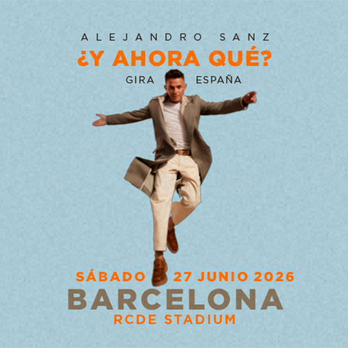 foto Alejandro Sanz - ¿Y Ahora Qué? Gira 2026
